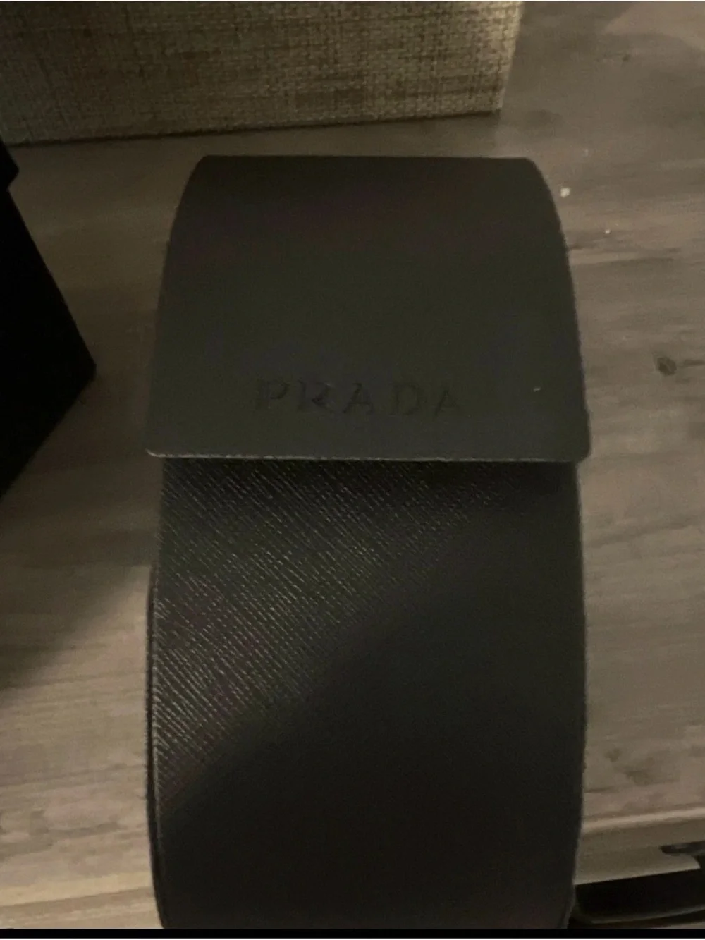 Prada Tortoiseshell Rectangular Sunglasses with Brown Lenses